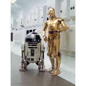 Custom Fridge Magnet C-3PO & R2-D2 Vintage Star Wars Poster Home Kitchen Decor